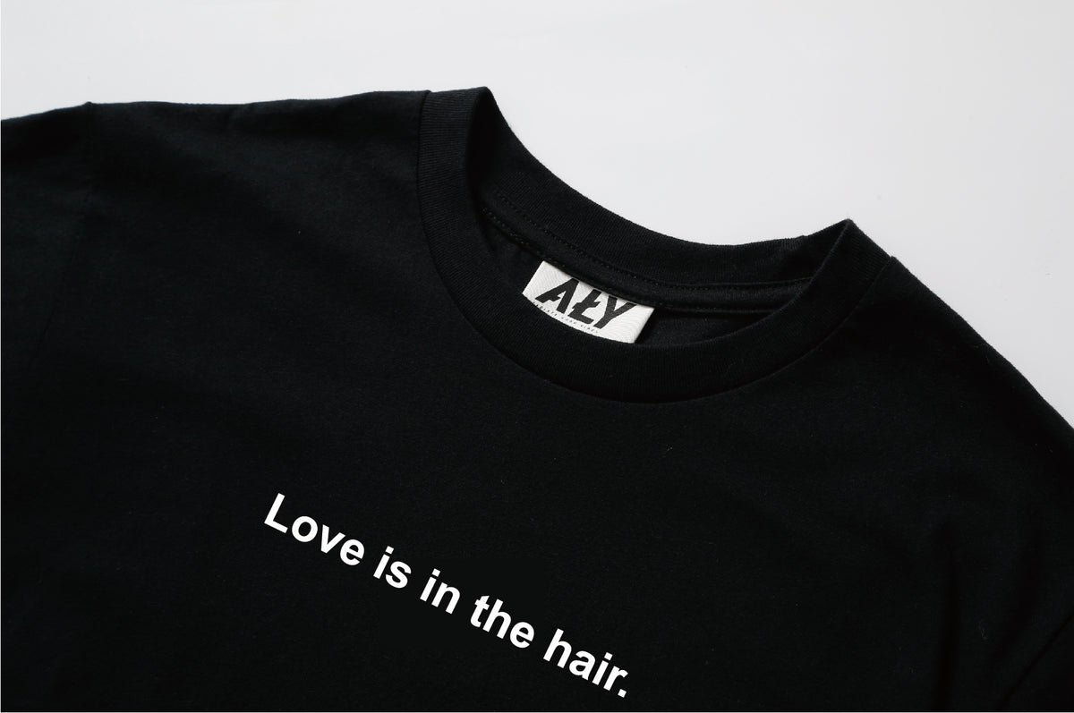 Marvin Lin X Aly Good Vibes - "Love is in the hair" Short Sleeve Tee