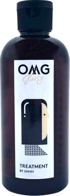 OMG Glossy Treatment - 100% Recycled PET Refillable Bottle (230g)